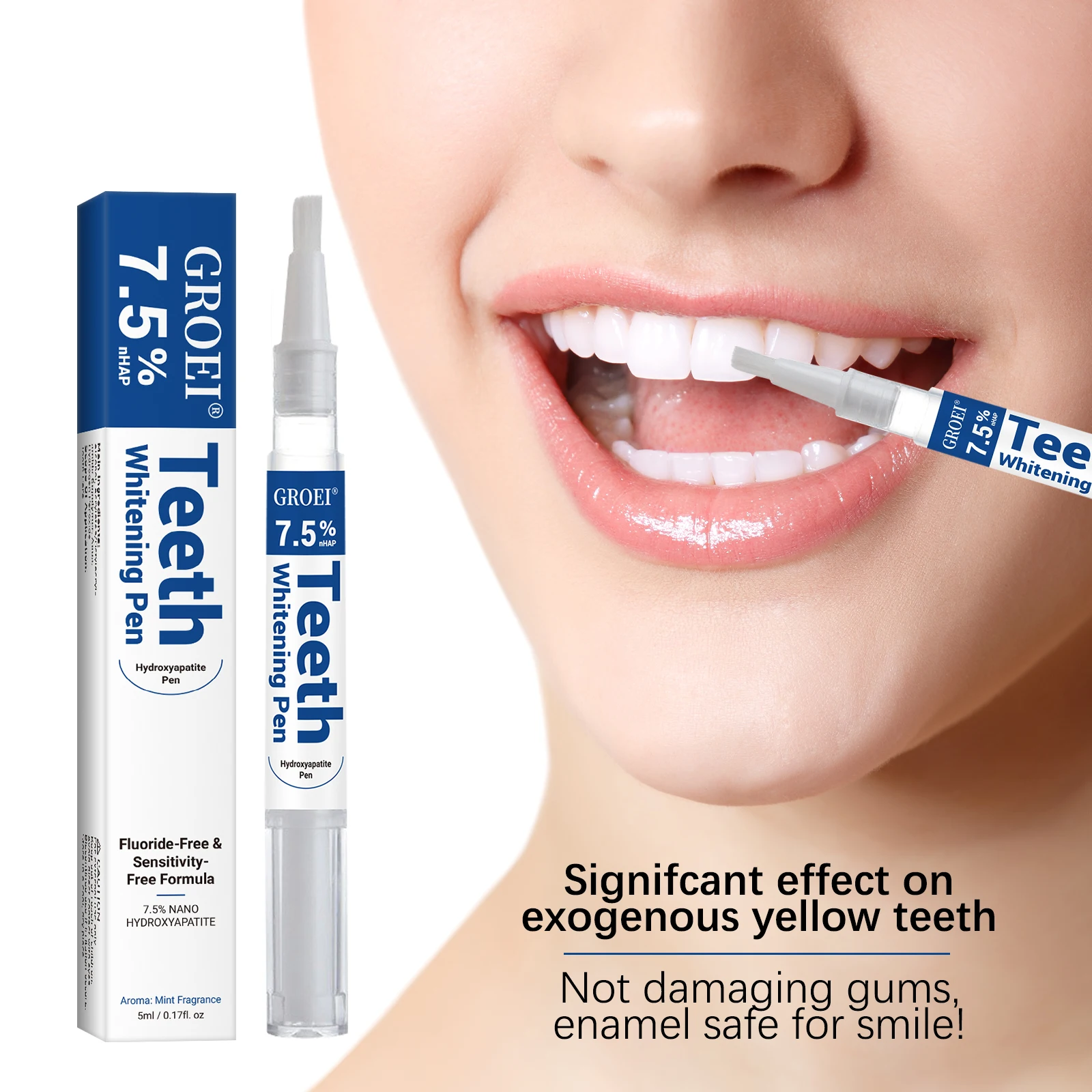 Teeth Whitening Gels - Stylo de blanchiment des dents hydroxypatite,