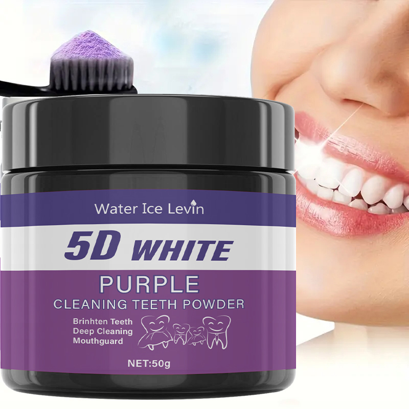 Teeth Whitening Oil Pulling - Poudre de dents blanches 5D. Formule
