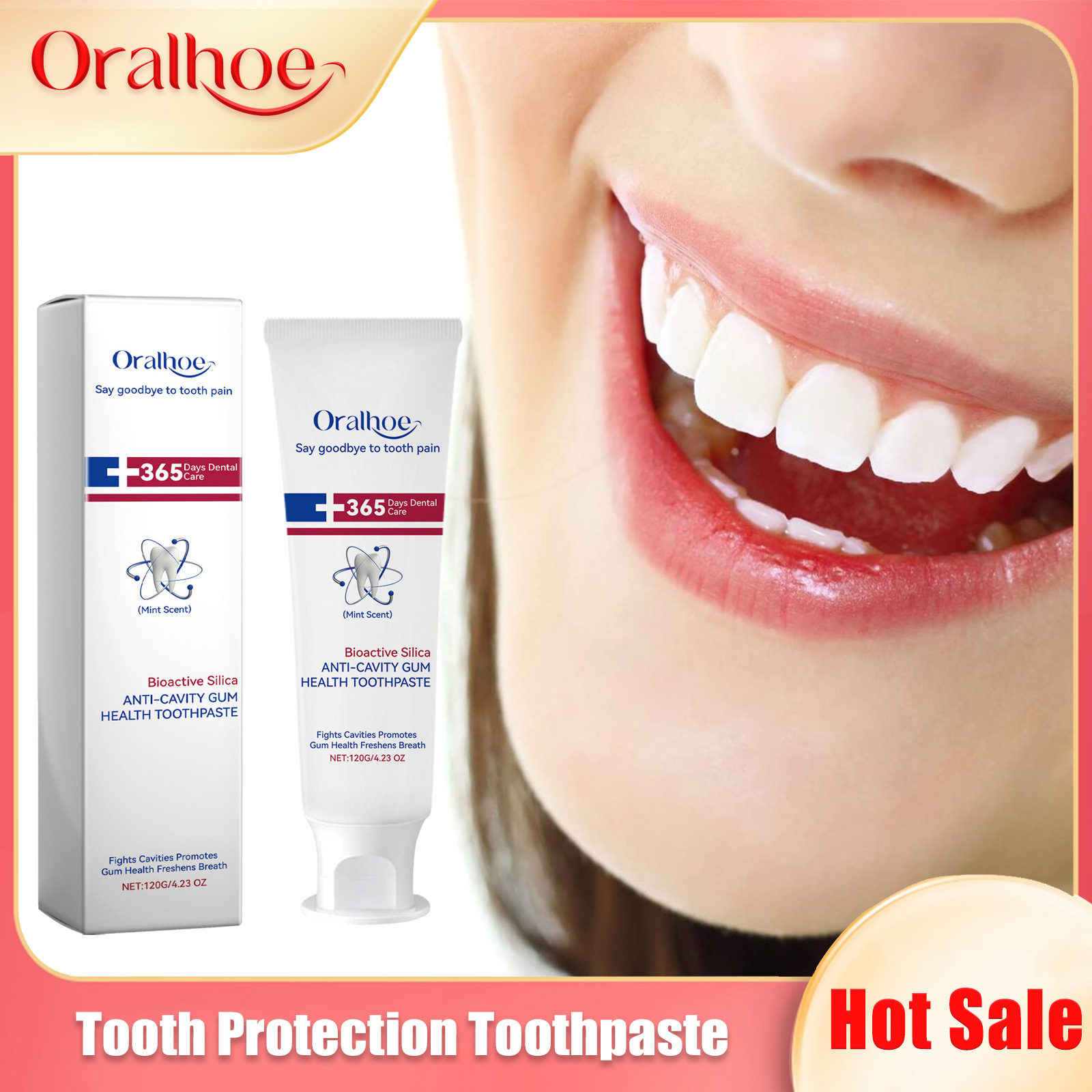 Teeth Whitening Foam Toothpaste - Dentifrice blanchissant probiotiques, dissolvant de pierre