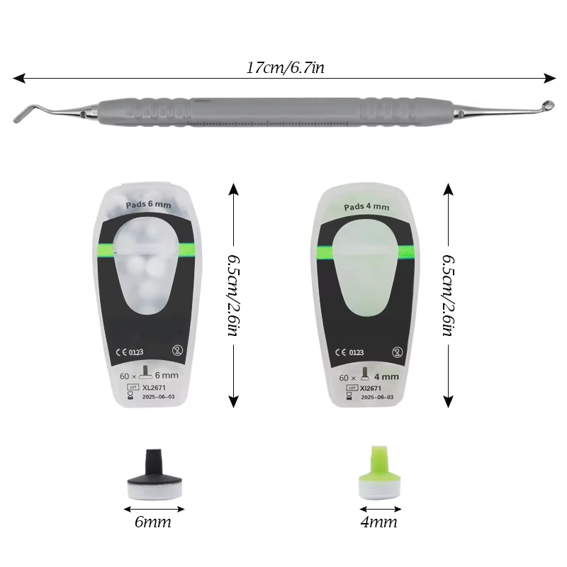 Teeth Whitening Foam Toothpaste - Kit Composite dentaire avec tampon en