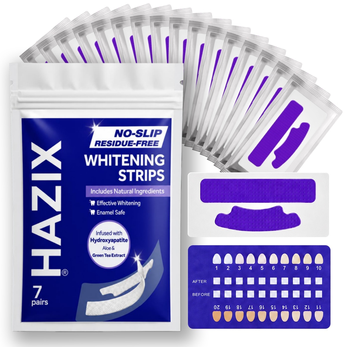 Teeth Whitening Oil Pulling - Bandes blanchissantes pour les dents KHAZIX,