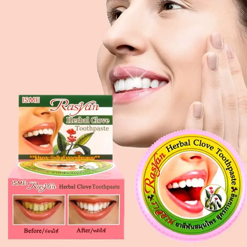 Teeth Whitening Powder - Poudre dentaire thaïlandaise au clou de