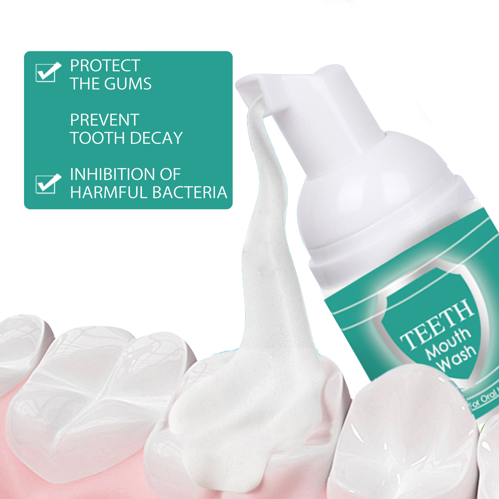 Mousse de dentifrice moussante - Teeth Whitening Foam Toothpaste avis et prix
