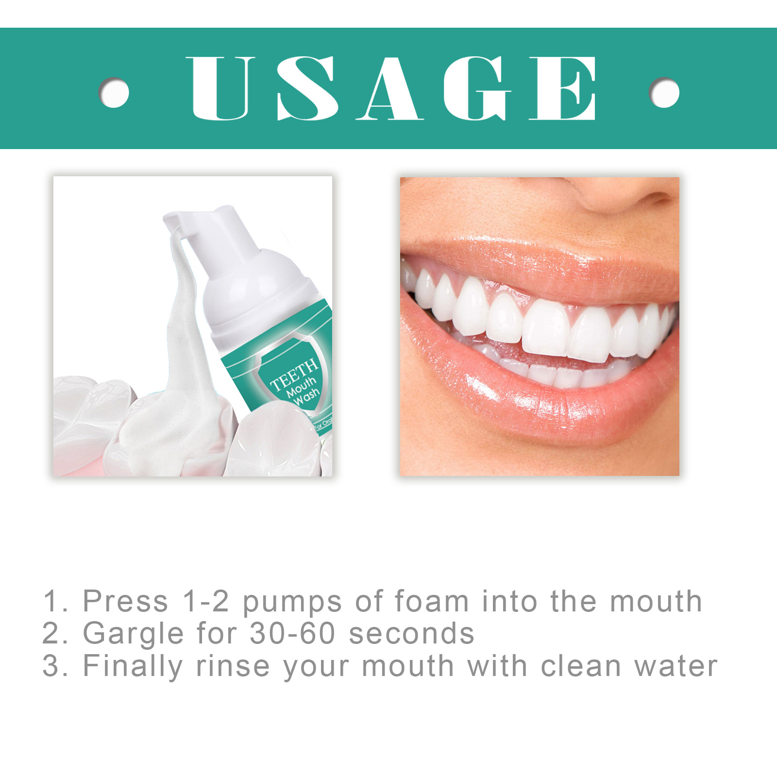 Mousse de dentifrice moussante - Teeth Whitening Foam Toothpaste avis et prix