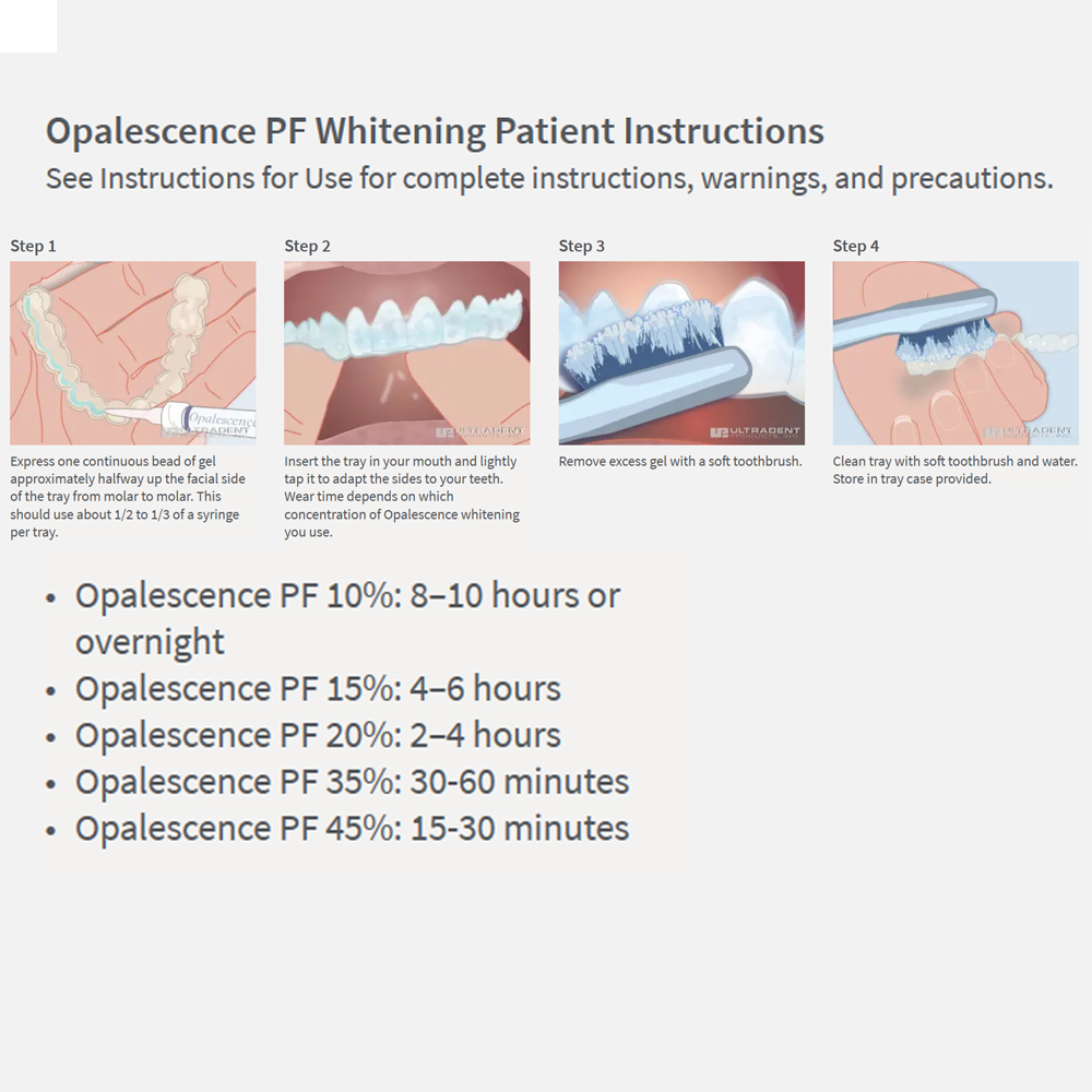 Opalwisdom-Kit de Blanchiment  - Teeth Whitening Gel Opalescence avis et prix