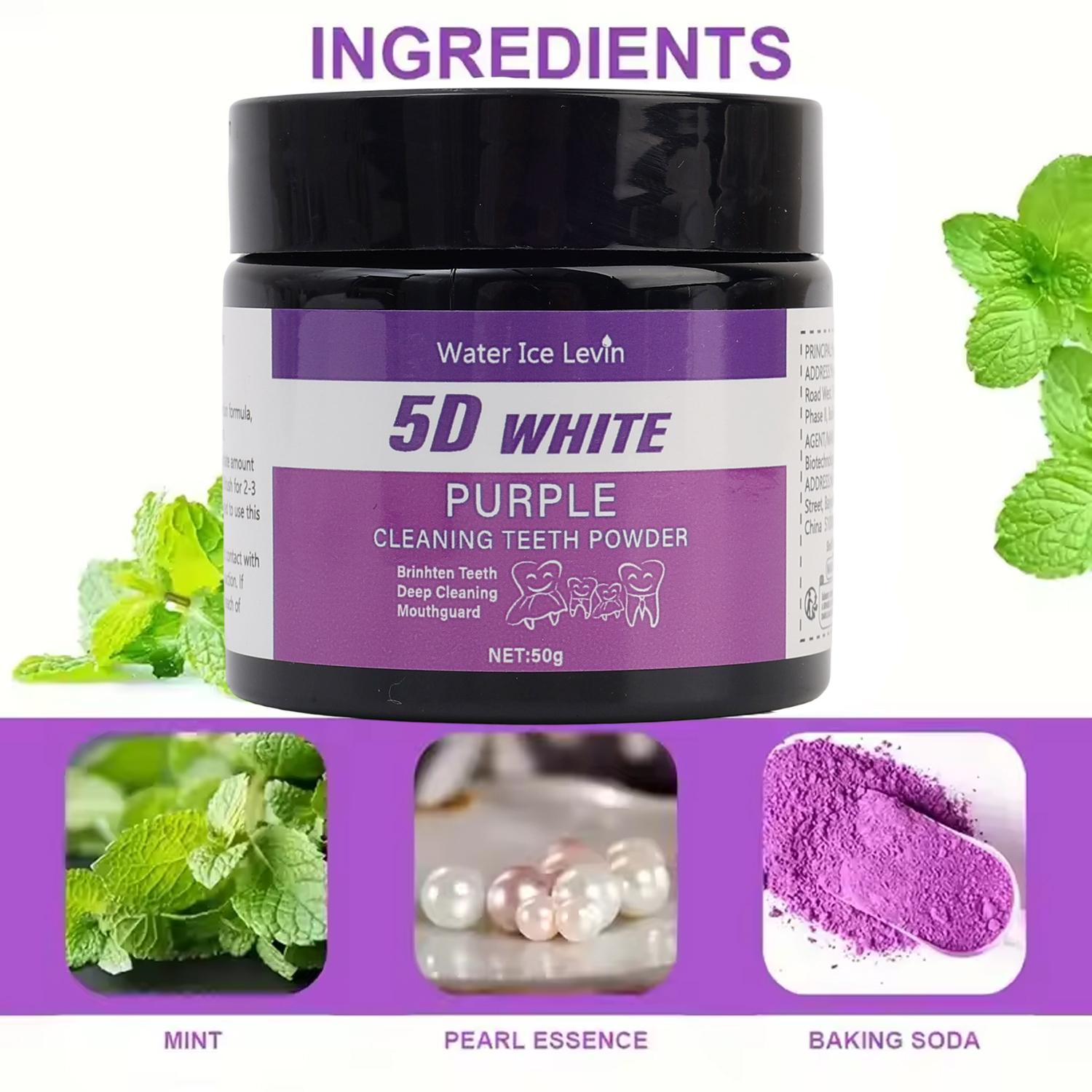 Poudre blanchissante pour les  - Teeth Whitening Oil Pulling avis et prix