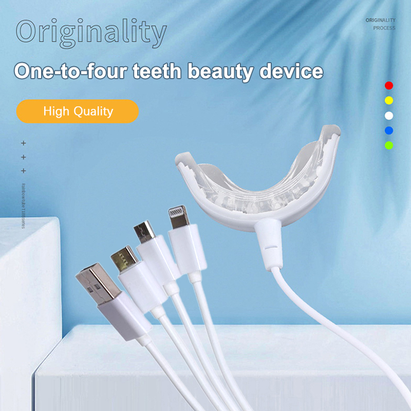 Blanchiment des dents 4 en 1,  - Teeth Whitening Blue Light avis et prix