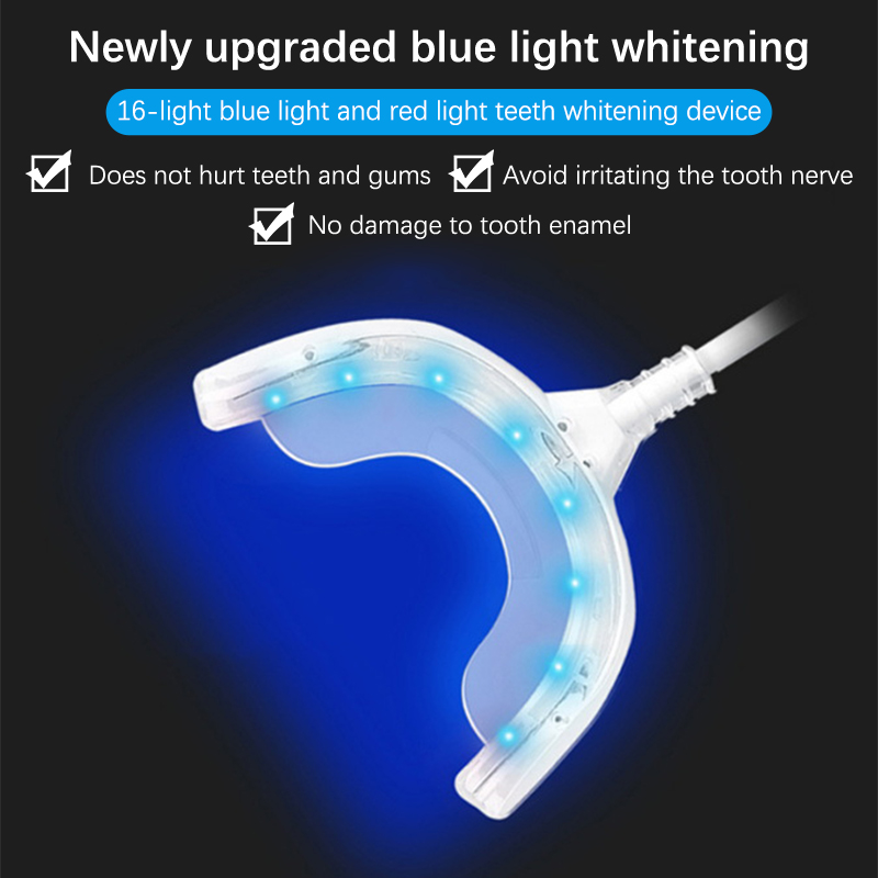 Blanchiment des dents 4 en 1,  - Teeth Whitening Blue Light avis et prix