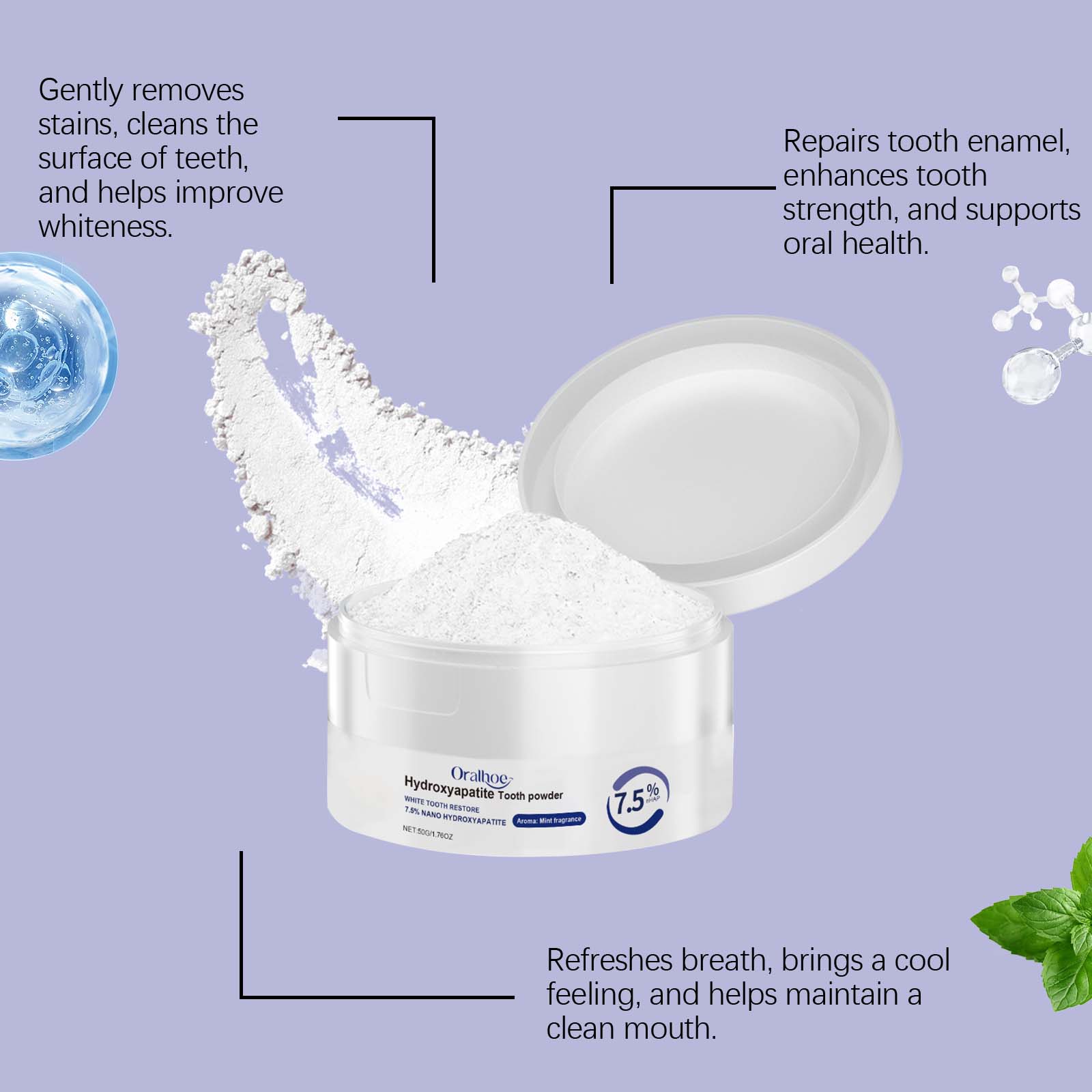 Soins dentaires délicats, puis - Teeth Whitening Oil Pulling avis et prix