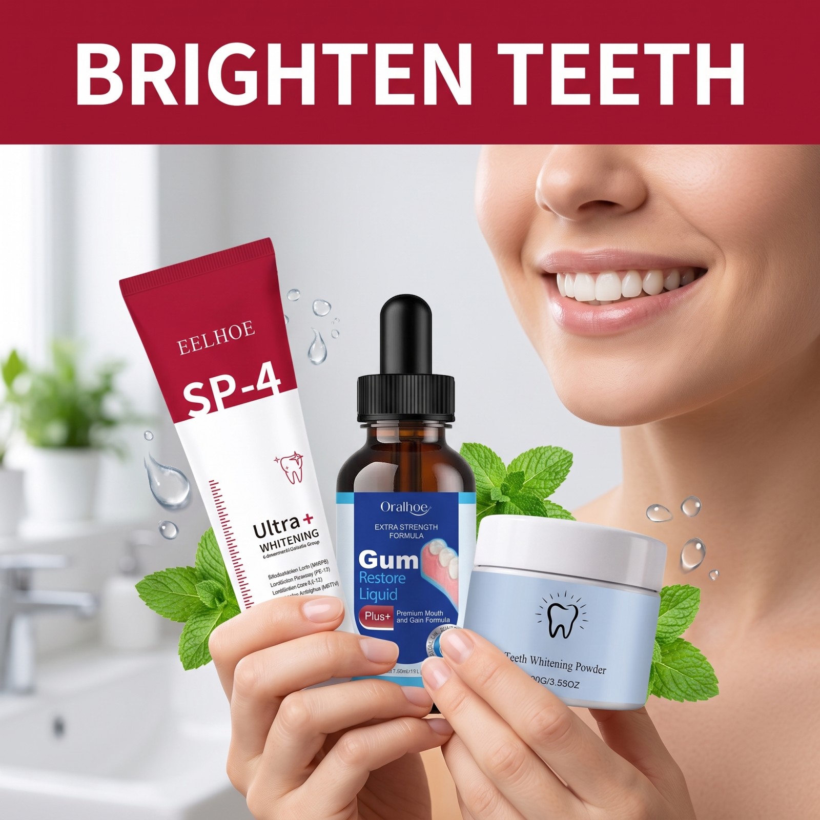 Kit de Soins Bucco-Dentaires C - Teeth Whitening Gels avis et prix