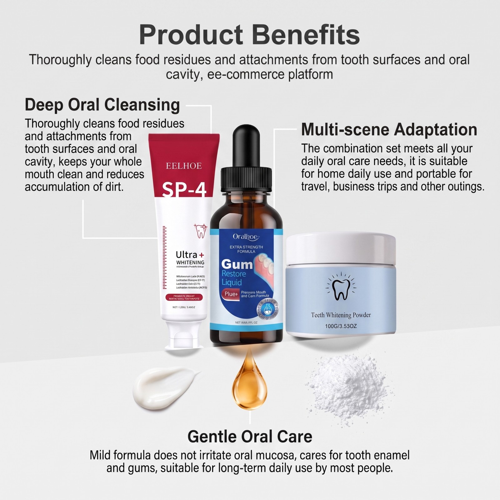 Kit de Soins Bucco-Dentaires C - Teeth Whitening Gels avis et prix