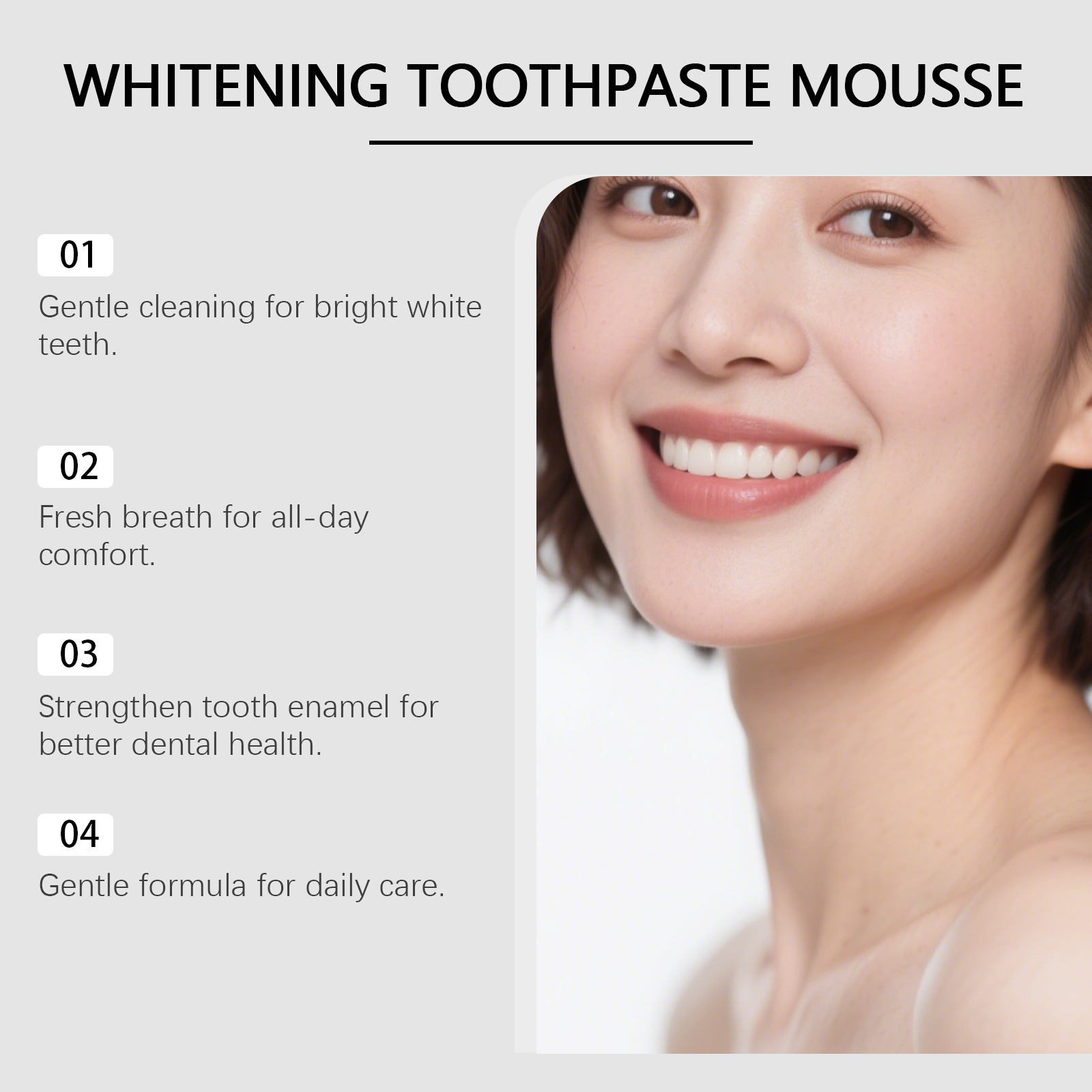 Mousse dentifrice blanchissant - Teeth Whitening Foam Toothpaste avis et prix