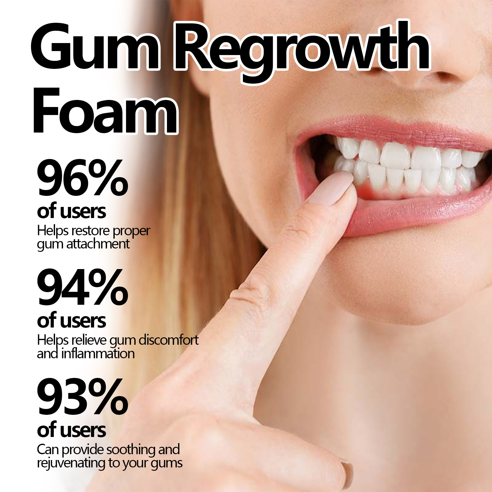 Mousse dentifrice réparatrice  - Teeth Whitening Foam Toothpaste avis et prix