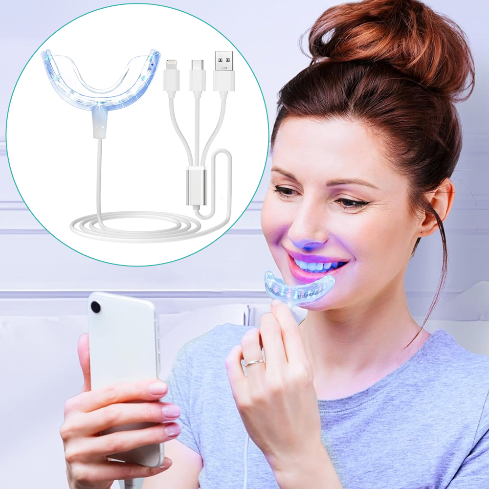 Lumière d'accélérateur de blan - Teeth Whitening Blue Light avis et prix