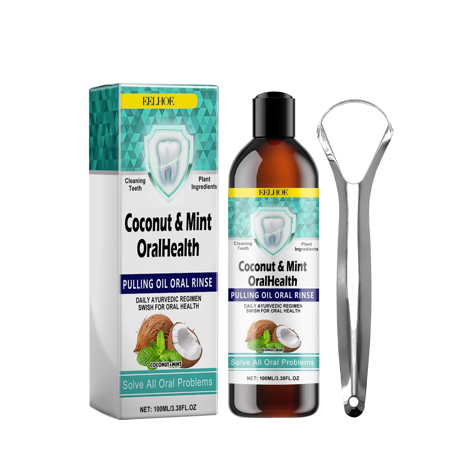 EELHOE – huile de noix de coco - Teeth Whitening Oil Pulling avis et prix