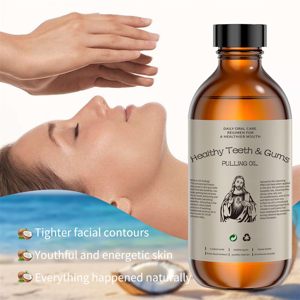 Le rince-bouche à l'huile de n - Teeth Whitening Oil Pulling avis et prix