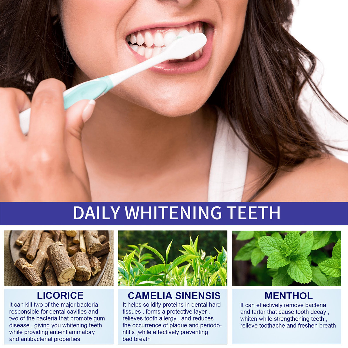 Mousse dentifrice blanchissant - Teeth Whitening Foam Toothpaste avis et prix