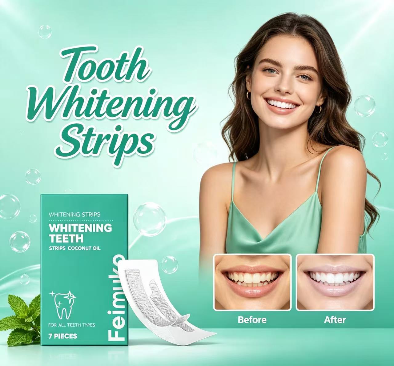 Bandes blanchissantes pour les - Teeth Whitening Oil Pulling avis et prix