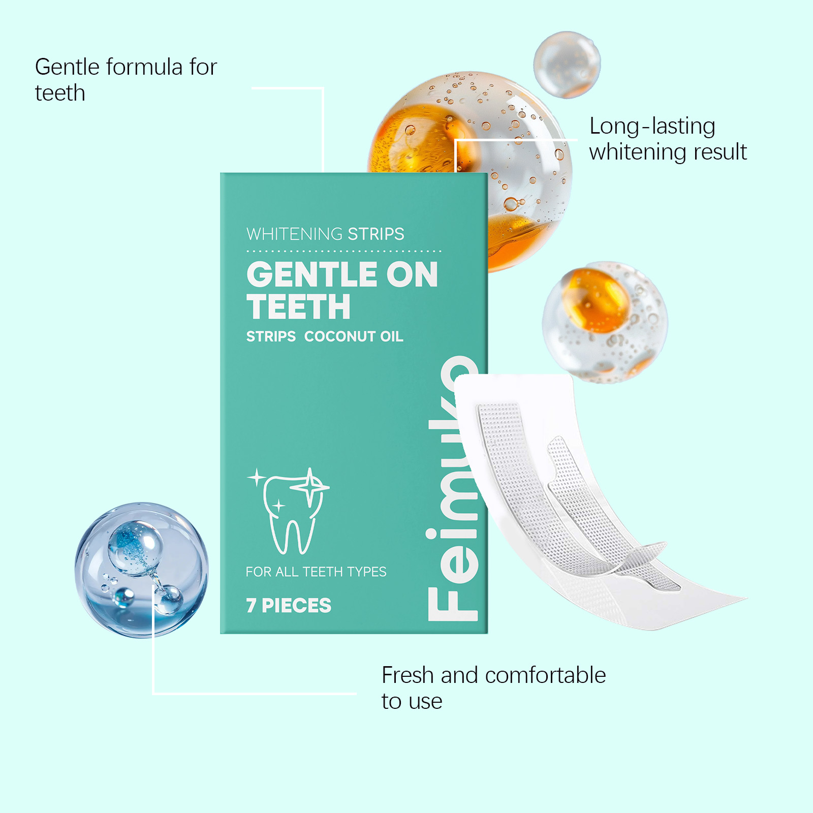 Bandes blanchissantes pour les - Teeth Whitening Oil Pulling avis et prix