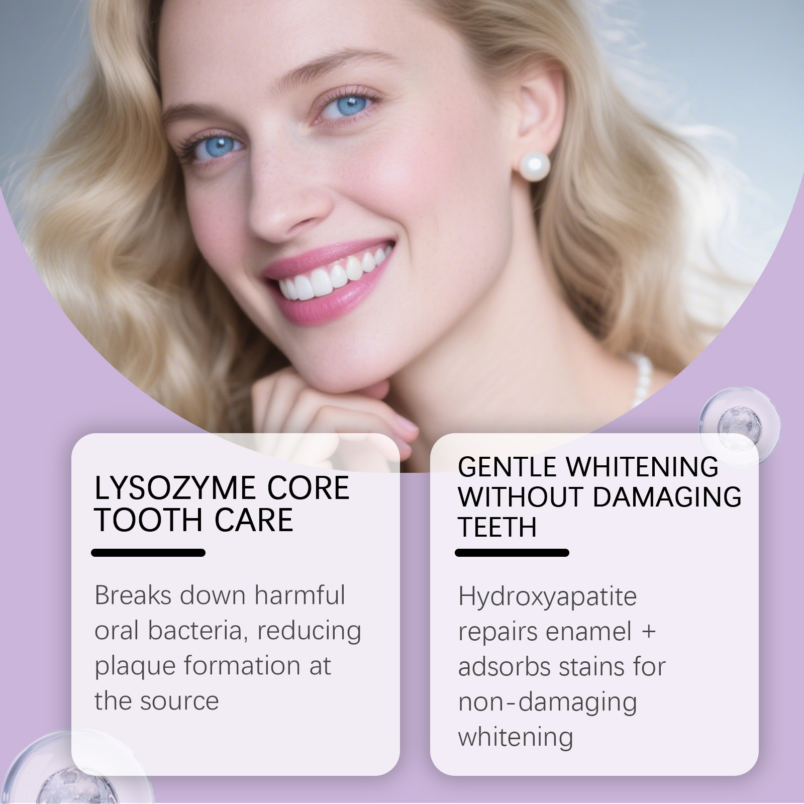 Mousse blanchissante à l'hydro - Teeth Whitening Foam Toothpaste avis et prix