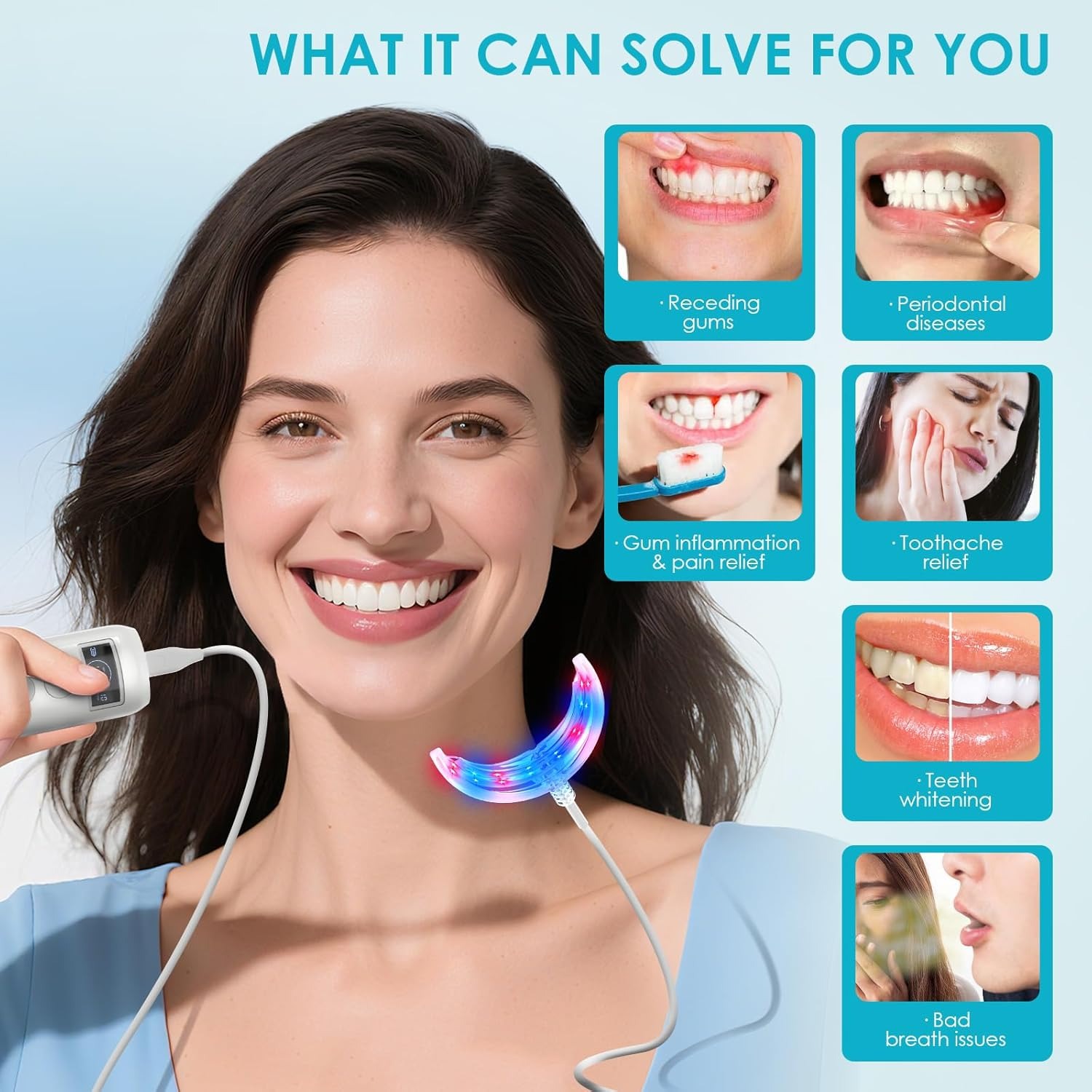 Lampe Accélératrice de Blanchi - Teeth Whitening Blue Light avis et prix