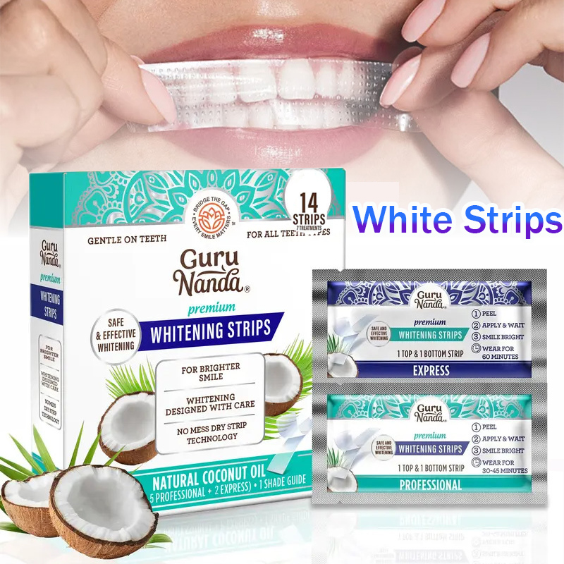 1/2/3 boîtes de bandes blanchi - Teeth Whitening Oil Pulling avis et prix