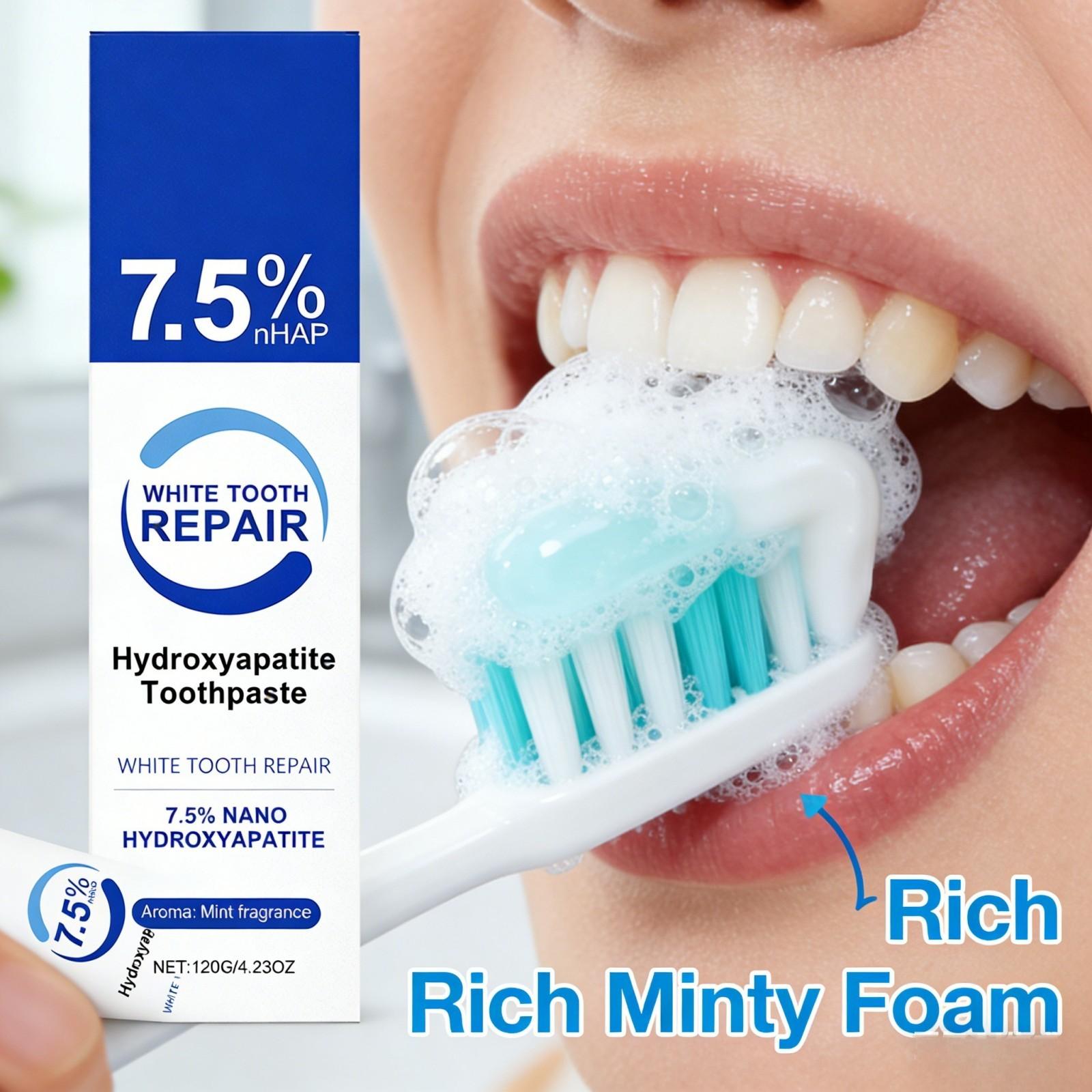 Dentifrice au Nano Hydroxyapat - Teeth Whitening Foam Toothpaste avis et prix