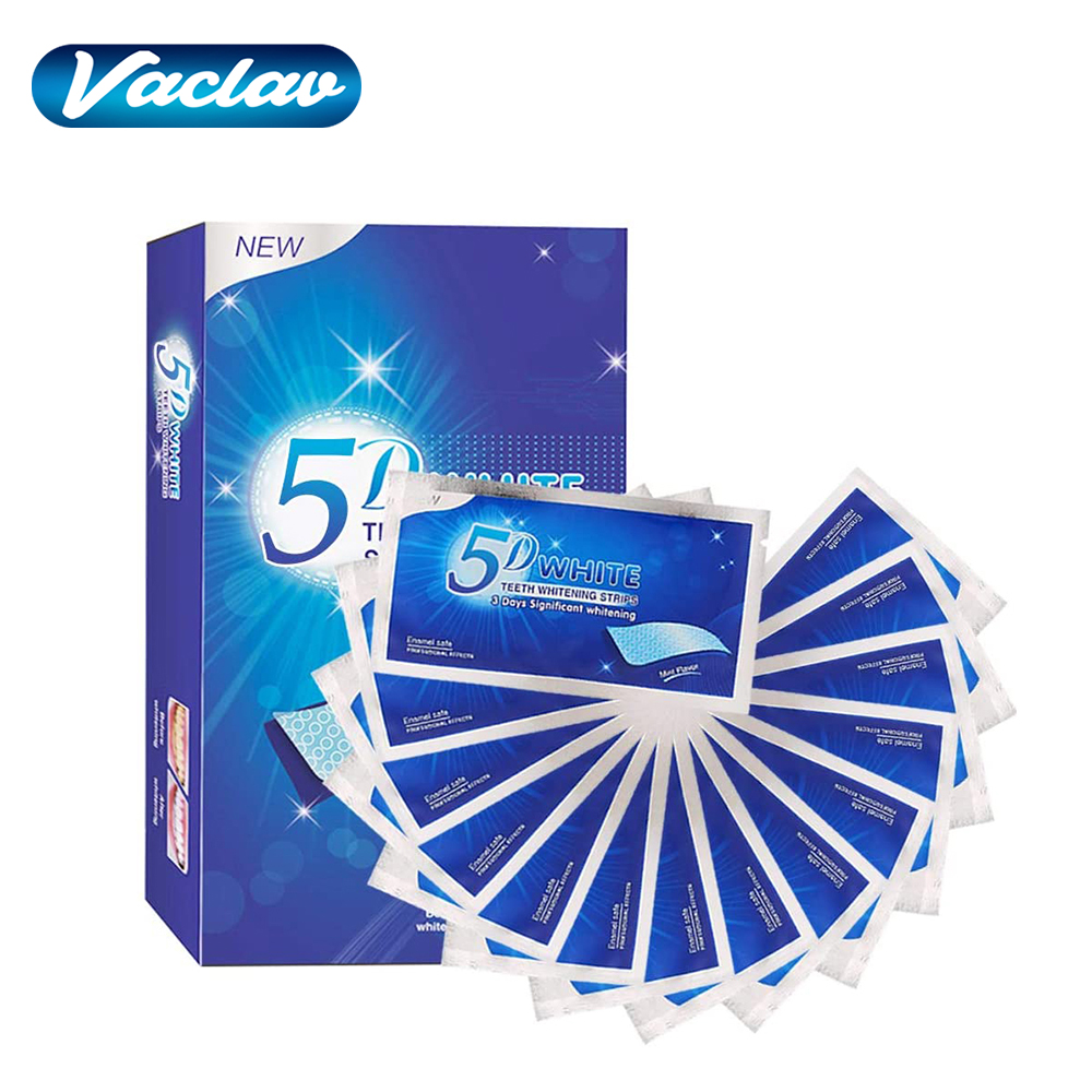 Bandelettes blanchissantes 5D  - Teeth Whitening Gels avis et prix