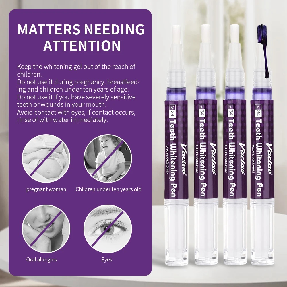 Vaclav V34 stylo gel de blanch - Teeth Whitening Gels avis et prix