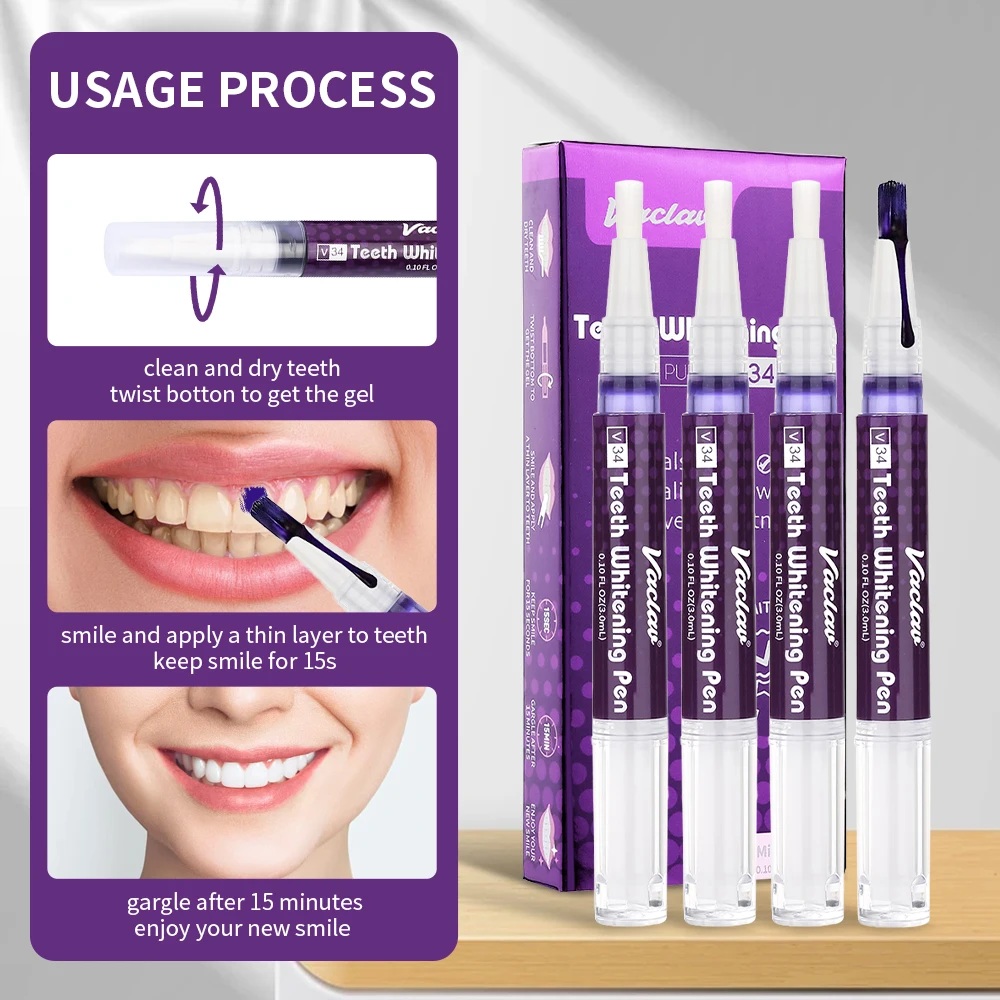 Vaclav V34 stylo gel de blanch - Teeth Whitening Gels avis et prix